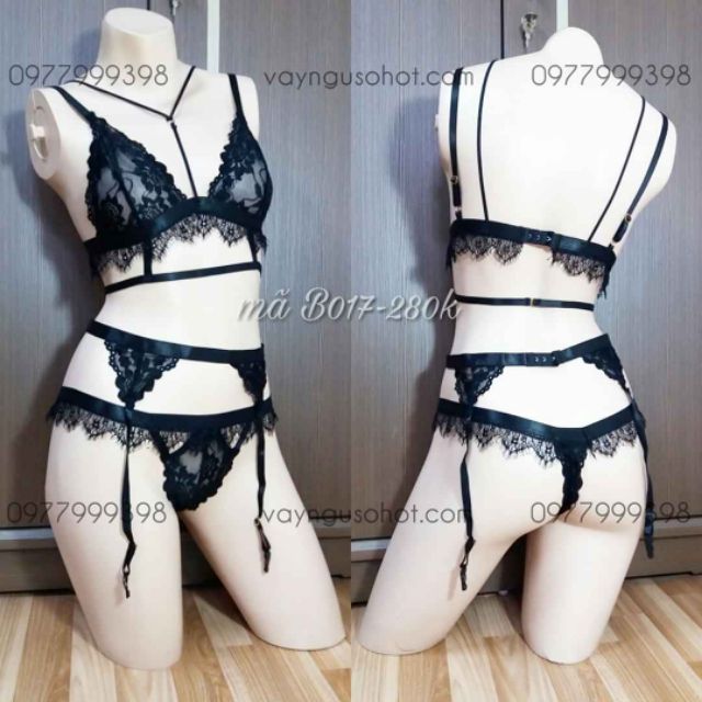 nội y kẹp tất sexy gợi cảm
