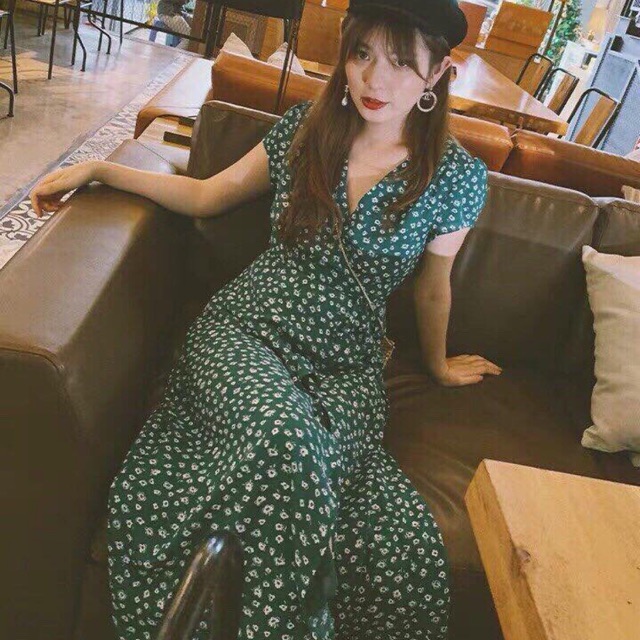 Đầm maxi hoa