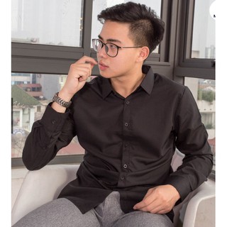 Áo Sơ Mi Cổ Tàu Body Nam Lịch Lãm, Trẻ Trung
