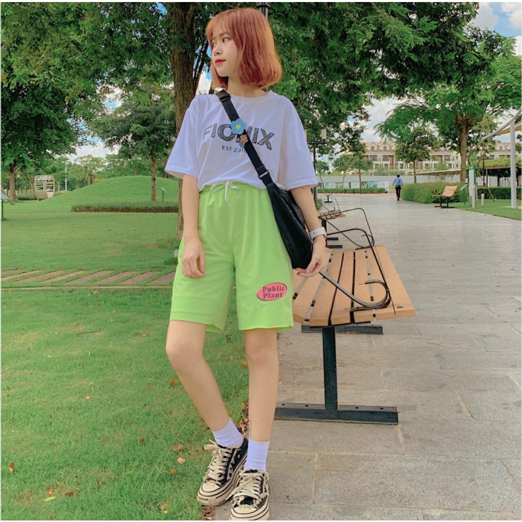 Quần Short Thun Ống Rộng PUBLIC Ulzzang Unisex