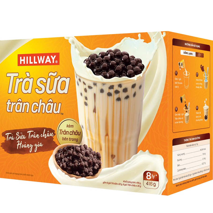 Combo 2 Hộp HILLWAY Trà Sữa Trân Châu 416g #3