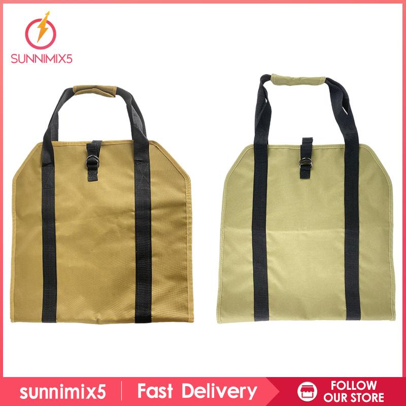Túi Tote Đựng Gỗ Lửa Nướng BBQ Trong Nhà