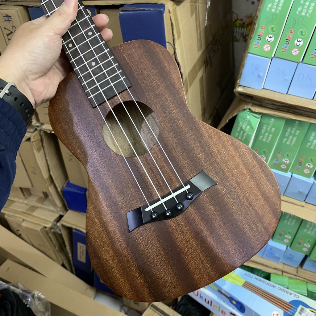 ĐÀN UKULELE CONCERT FULL GỖ SẬM