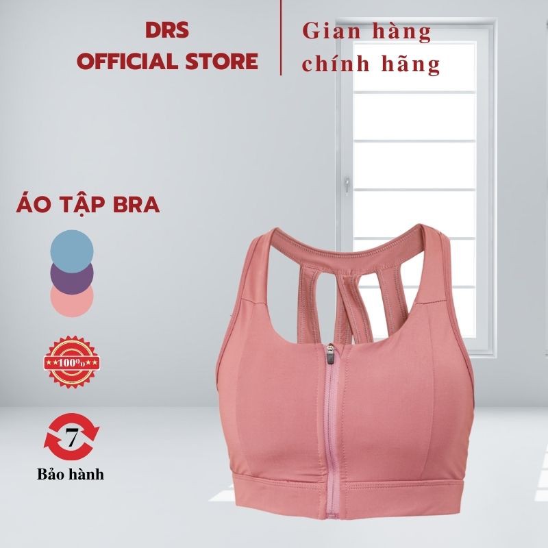 Áo bra thể thao nữ DRN11, áo tập gym bra 2 lớp có mút ngực chắc chắn nâng đỡ vòng 1 êm, chắc, đẹp