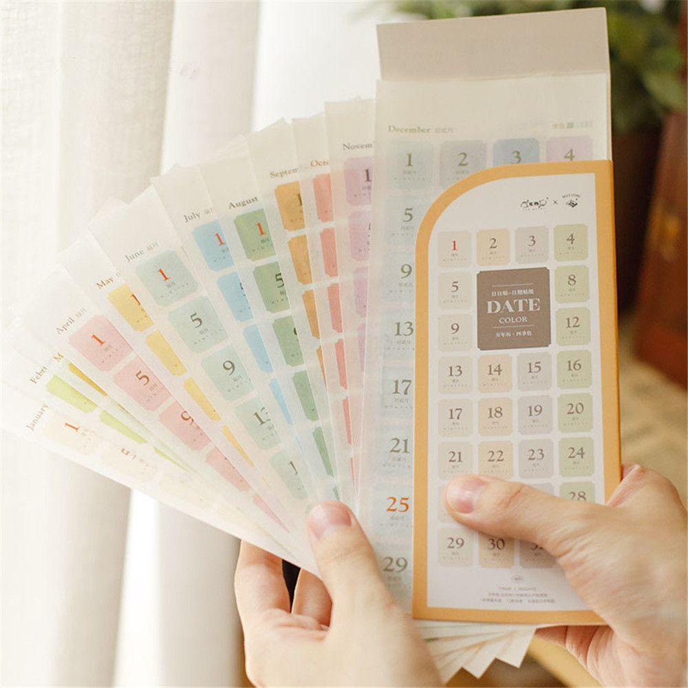 Sticker Dán Trang Trí Sổ Tay 365 Ngày Hình Tạp Chí Agenda