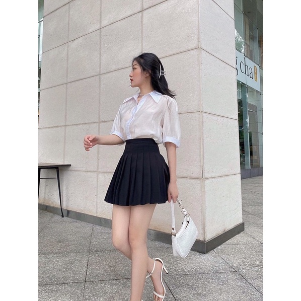 SISTERSISTER - Chân váy xếp li Her skort