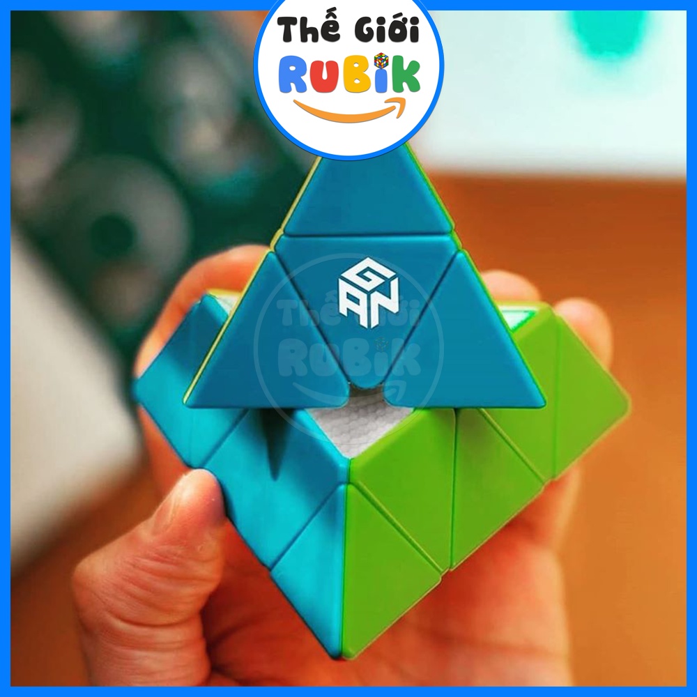 [UV] Rubik GAN Pyraminx M 3x3 Có Nam Châm Sẵn. Rubic Biến Thể Tam Giác Chính Hãng GAN CUBE | Thế Giới Rubik