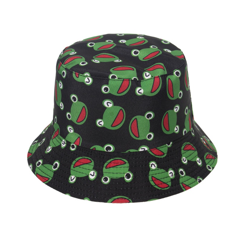 Nón Tai Bèo Chống Nắng In Họa Tiết Chú Ếch Hoạt Hình Dễ Thương Thời Trang Cho Bé Trai Và Gái