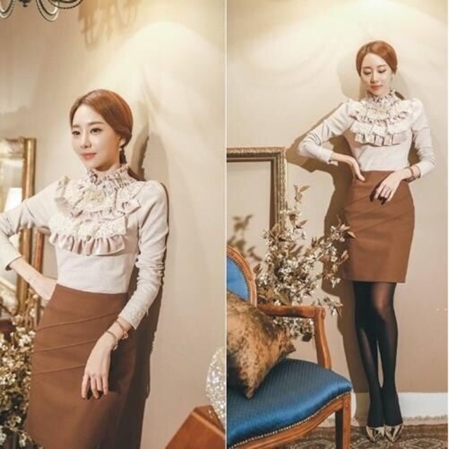 Chân váy bút chì sành điệu - V04316100