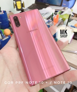 [ Note 10plus ] PPF  mặt sau dán dẻo trong suốt