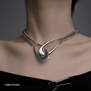 Dây chuyền đôi phong cách hip hop thời trang cao cấp 2021