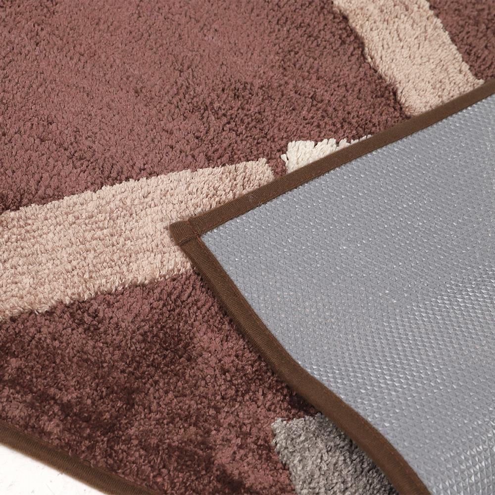 HomeBase HLS Thảm lót sàn lau chân phòng tắm Microfiber chống trượt SPARK  Thái Lan W45xH120xD1,5 màu nâu