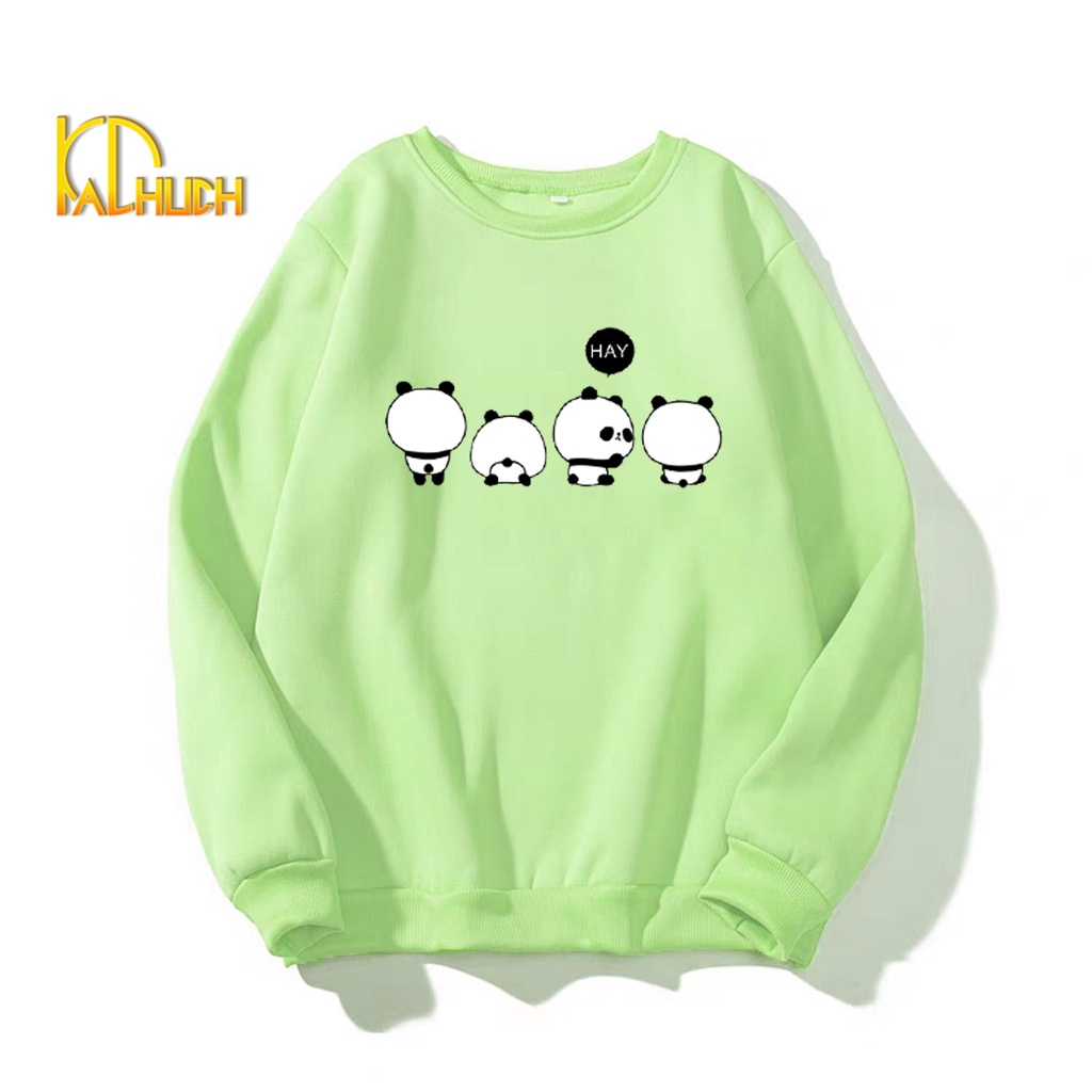 ÁO SWEATER UNISEX NAM NỮ  FORM RỘNG, CHẤT NỈ BÔNG DÀY DẶN CAO CẤP in HÌNH 4 CHÚ GẤU TRÚC