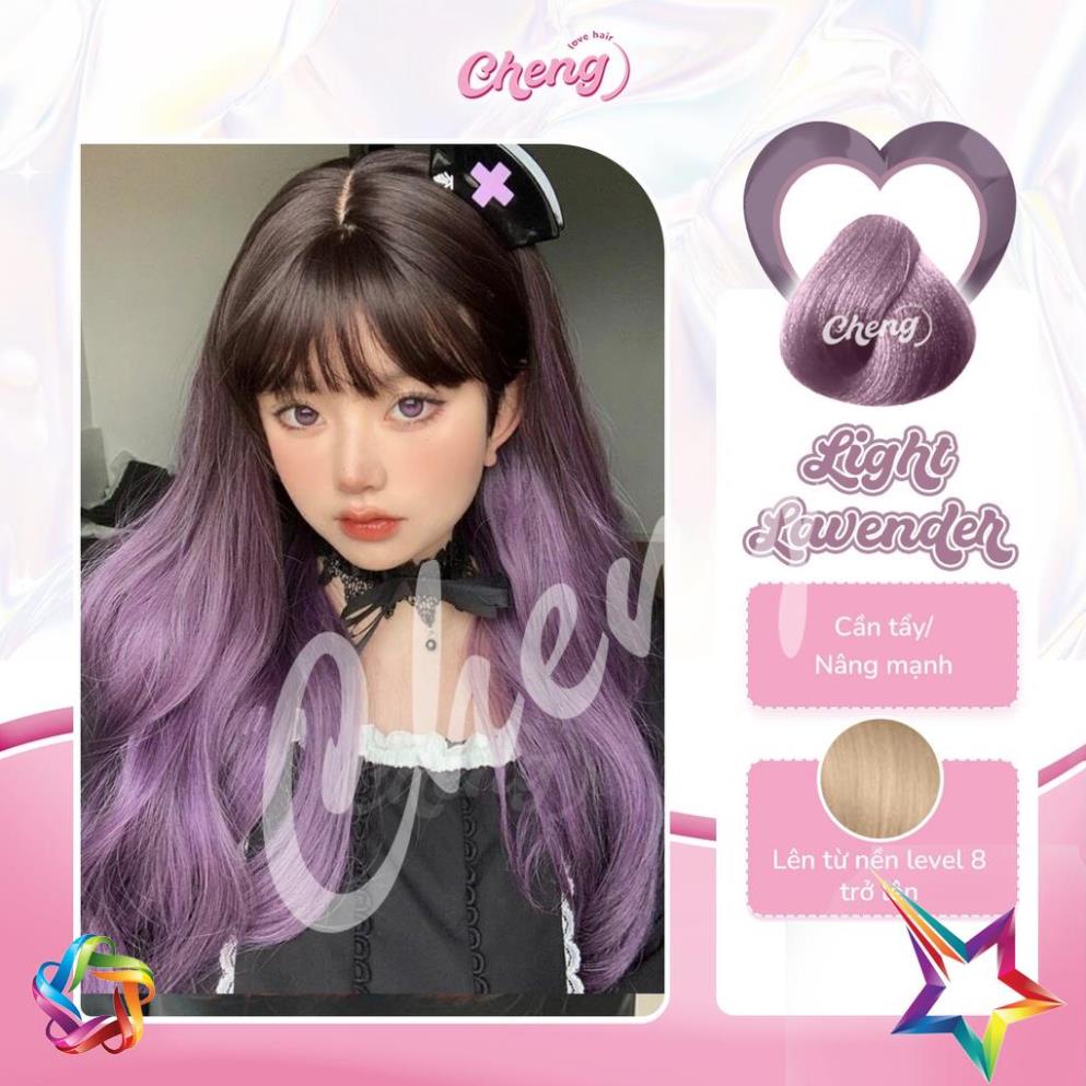 Thuốc Nhuộm Tóc Màu TÍM LAVENDER | Chenglovehair, Chenglovehairs