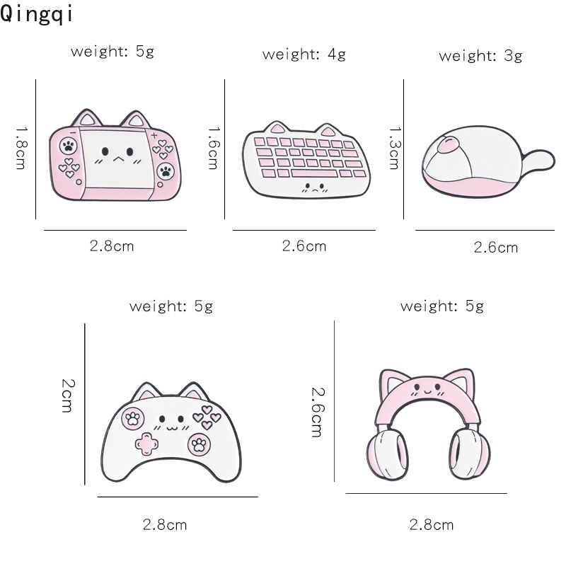 Ghim cài áo MISS ZOE hình máy chơi game dễ thương cho bé