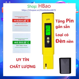 Bút đo độ PH, máy đo PH, dụng cụ đo PH có  Đèn LED