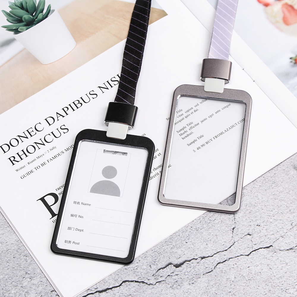 Dây đeo thẻ ID bằng hợp kim nhôm chống nước đa năng nhiều màu sắc