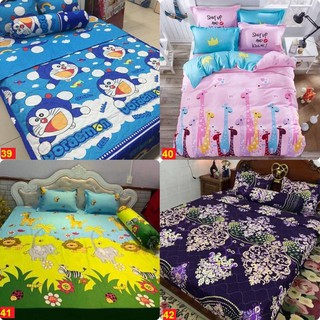 Rẻ nhất Bộ ga gối poly 1m6 đệm dày 20cm mã C0004