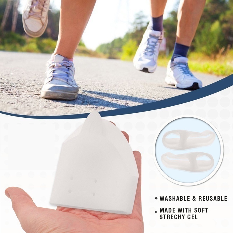[Hàng mới về] Đệm gel đeo nửa bàn chân giúp chỉnh hình trật khớp ngón chân cái