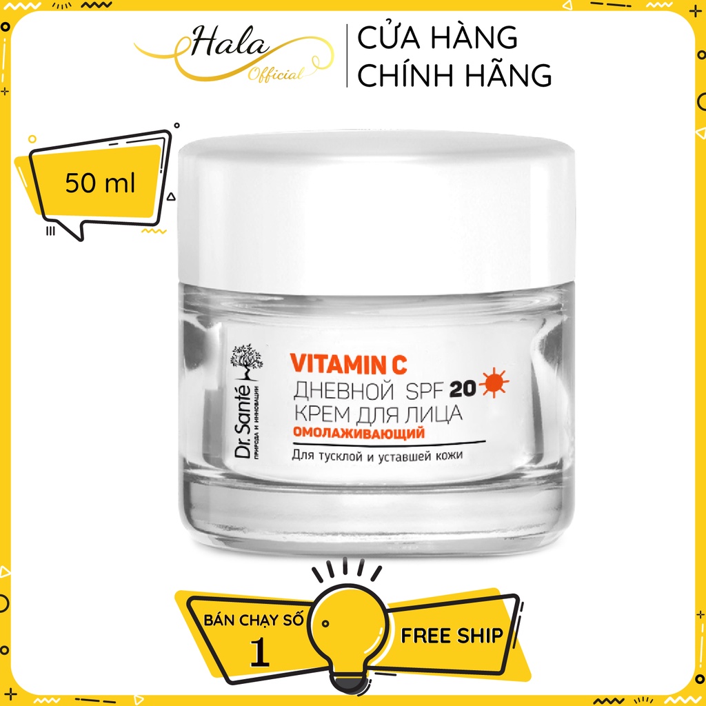 Kem dưỡng da ban ngày Vitamin C trẻ hóa da SPF 20 - 50ml