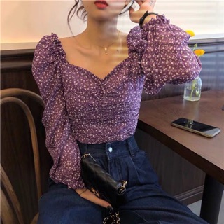 ORDER Áo Croptop hoa nhí ulzzang