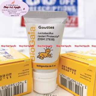Men vi sinh BioGaia Protectis 5ml Pháp cho bé từ sơ sinh- cải thiện tiêu hóa tốt