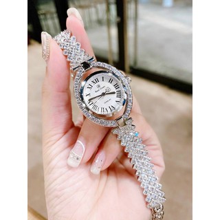 Đồng Hồ Nữ Chính Hãng Dây Kim Loại Đính Đá Chống Nước Chống Xước Royal.Crown Đẳng Cấp Bảo Hành 12 tháng