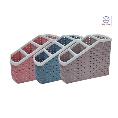 Khay tiện ích 4 ngăn Việt Nhật (MS:5696) khay đựng bút, khay đựng đồ đa năng