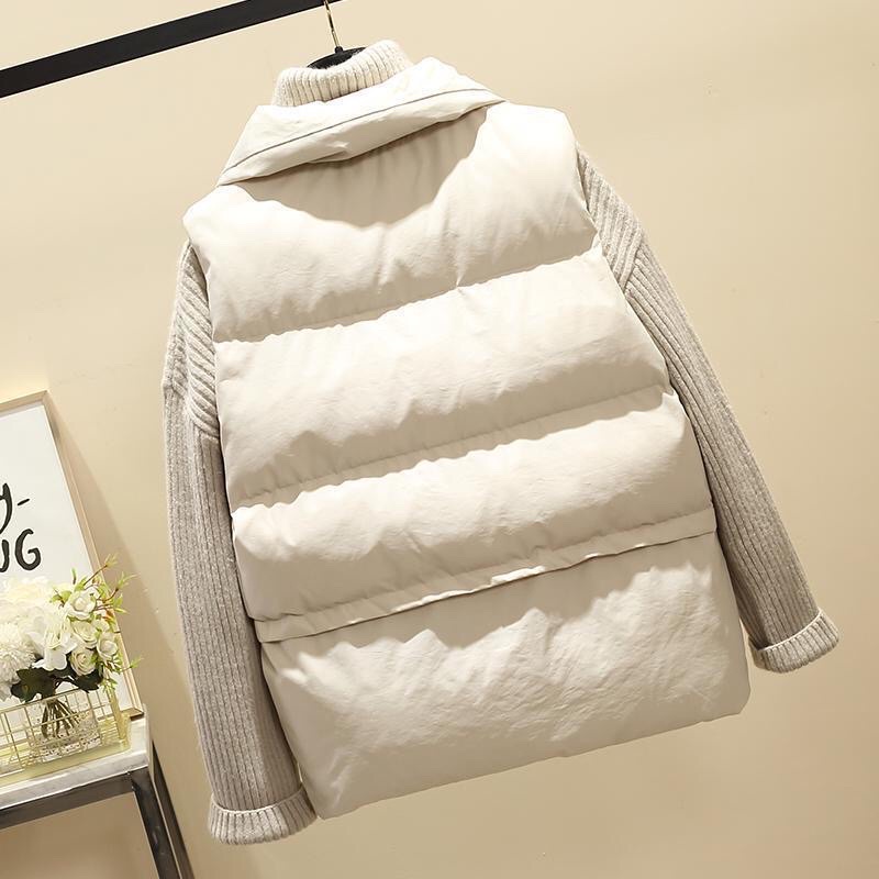 Có Sẵn Áo gile phao nữ Không tay ,khoác mùa đông quảng châu ulzzang