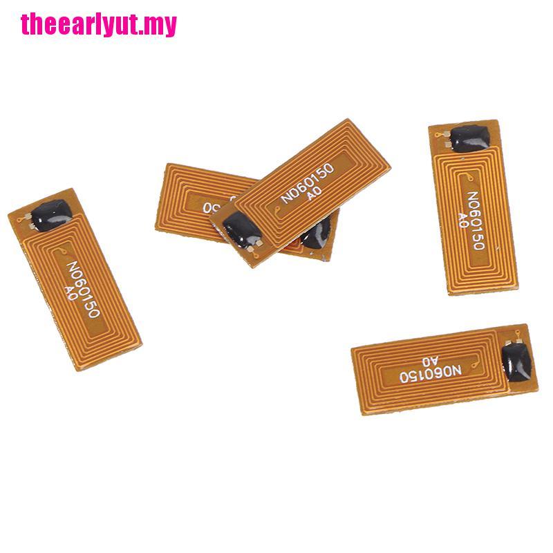 Set 5 Thẻ Nfc Ntag213 13.56 Mhz Cho Tất Cả Điện Thoại Nfc / Ntag 213 Micro Chip 6x15m