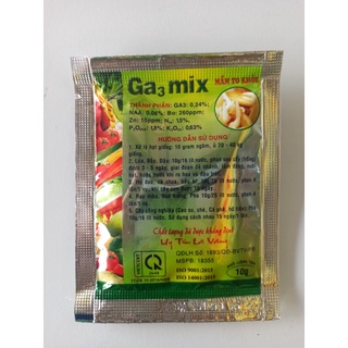 Phân bón ga3 mix dưỡng cây, phục hồi cây gói 10gr