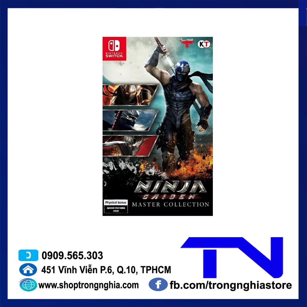 [Mã ELHAMS5 giảm 6% đơn 300K] Đĩa Nintendo Switch - Ninja gaiden Master Collection