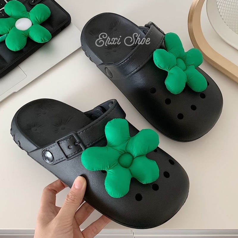 Khóa Hình Hoa Dùng Trang Trí Giày DIY Thời Trang