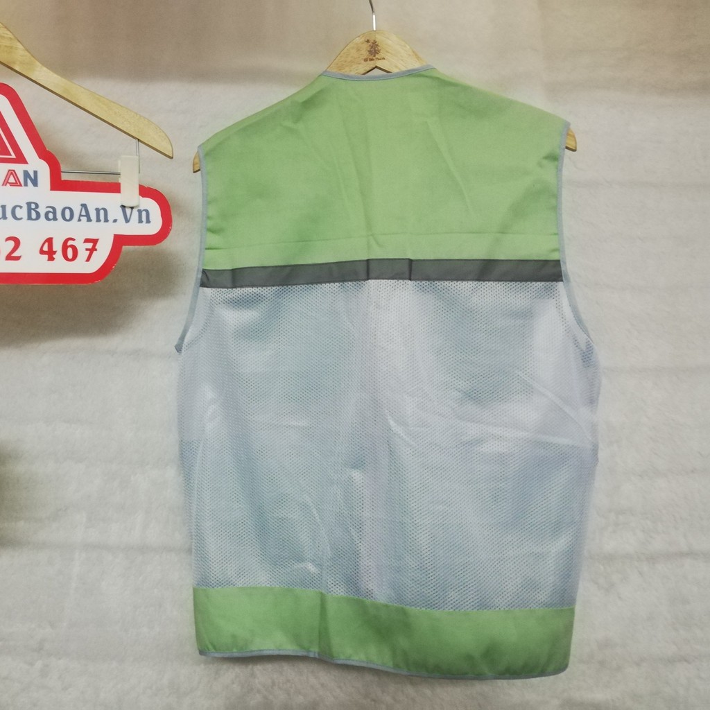 Áo gile lưới công nhân, công trường xây dựng có phản quang bảo hộ lao động
