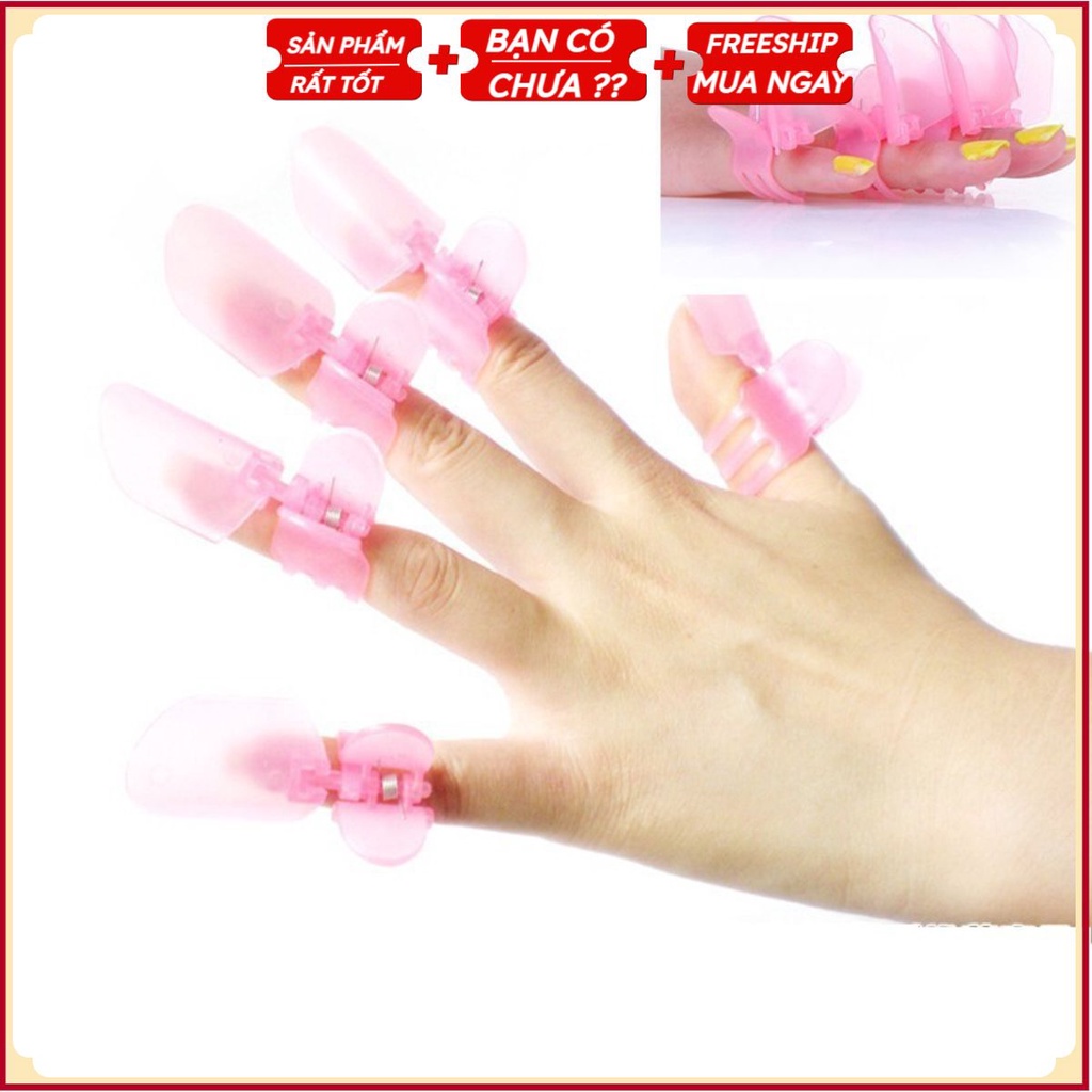 Bộ 10 Kẹp Bảo Vệ Móng Tay Mới Sơn ACN1008