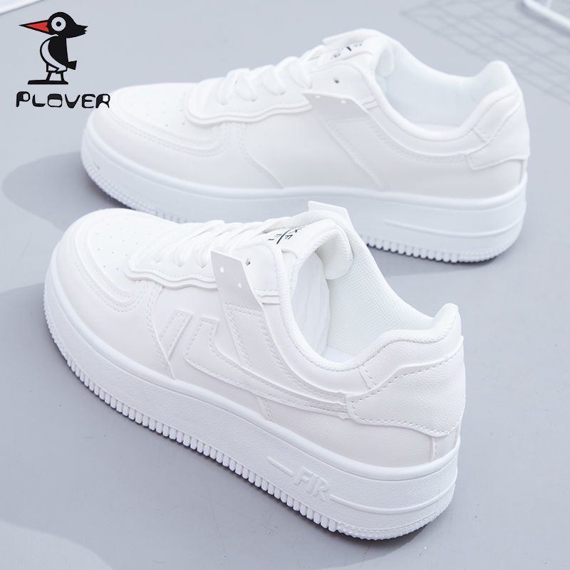 Plover Woodpecker Giày Thể Thao Air Force One Màu Trắng Thời Trang Mùa Xuân Giản Dị Dành Cho Nữ