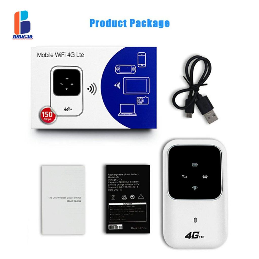 *BIB*4G Wireless Router Mobile Portable Wi-Fi Car Sharing Device With Sim Card Slot