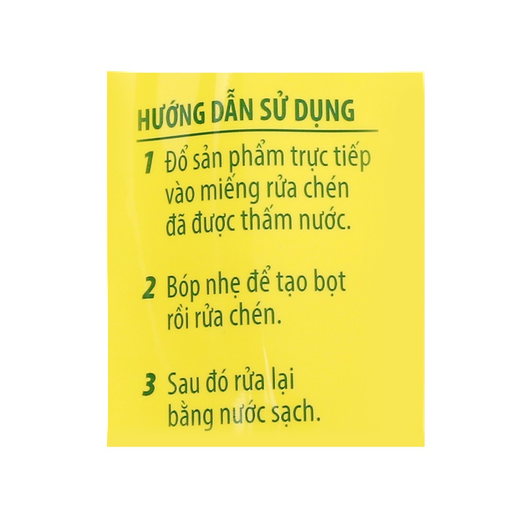 Nước rửa chén Sunlight Chanh 100 chiết xuất chanh tươi túi