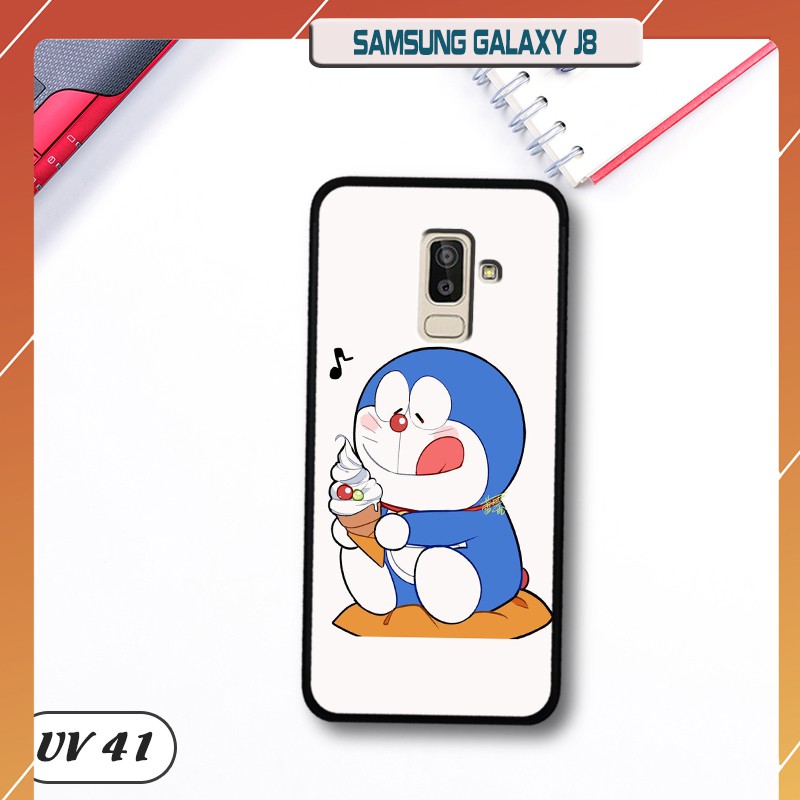 Ốp lưng nhám viền dẻo Samsung Galaxy J8 in hình