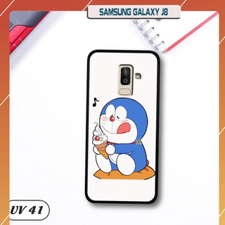 Ốp lưng nhám viền dẻo Samsung Galaxy J8 in hình