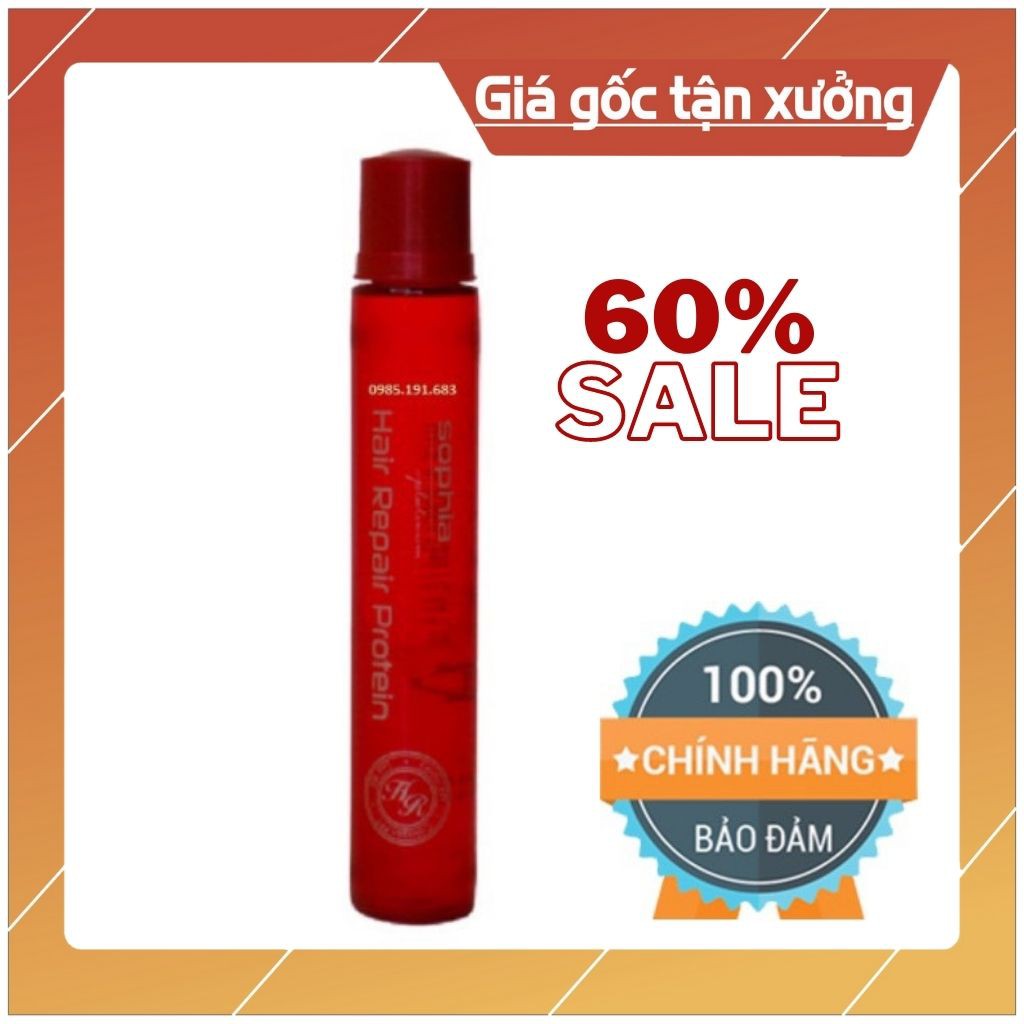 Protein SOPHIA Platinum Hair Repair Protein ống 13ml phục hồi tóc nát khô sơ và hư tổn