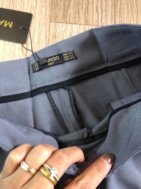 Quần baggi vải khoá sườn