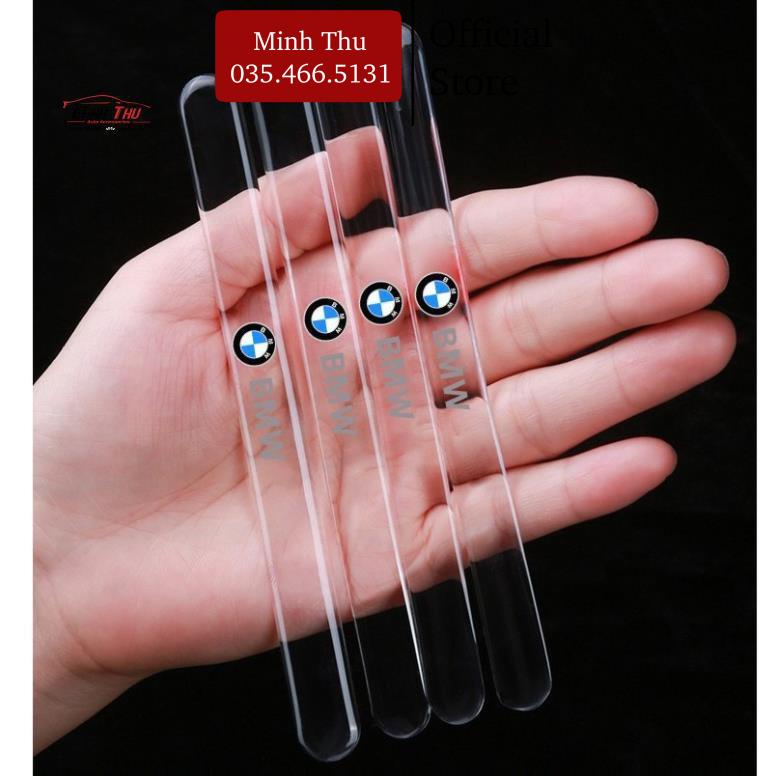Bộ 10 Miếng Dán Silicon Chống Xước Hõm Xe Và Tay Nắm Cửa Ô Tô - Full Logo Hãng