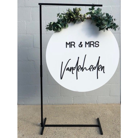 Bảng Gỗ Trang Trí Đám Cưới Decor Khắc Chữ Theo Yêu Cầu Size 40Cm,60Cm| Thao Wedding Guestbook