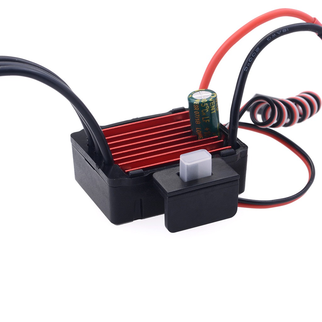Bộ Điều Khiển Tốc Độ Không Chổi Than ESC 25A 35A 45A 60A 80A 120A 150A Cho Xe Hơi Điều Khiển Từ Xa 1 / 8 1 / 10 1 / 12 1 /