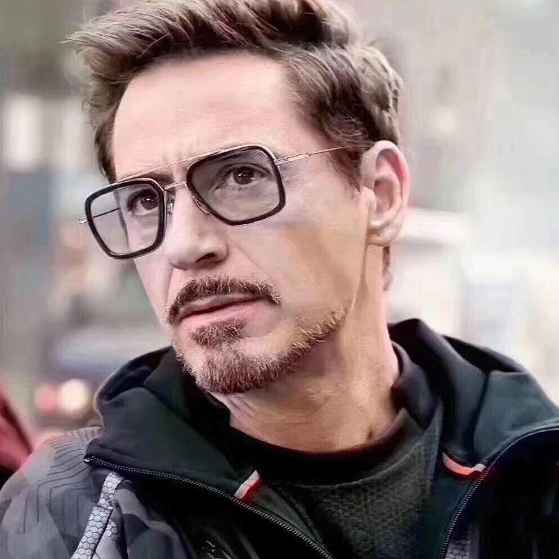 Kính Mát Gọng Vuông Chống Ánh Sáng Xanh Hình Người Nhện Thời Trang Âu Mỹ Cổ Điển Jz31394