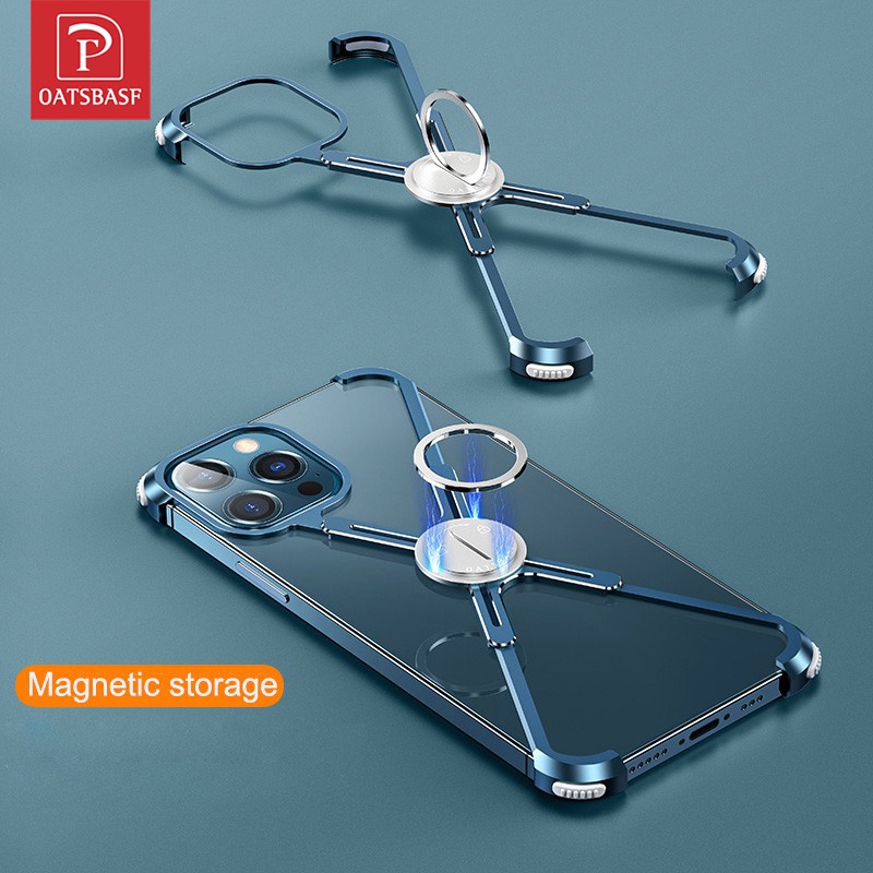 Ốp Điện Thoại Túi Khí Khung Kim Loại Chống Sốc Cho iPhone 13 / 14 13pro / 14pro 13 pro Max / 14 pro Max