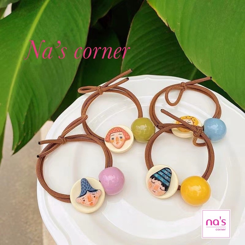 Cột tóc hoạt hình ngộ nghĩnh phong cách Hàn quốc