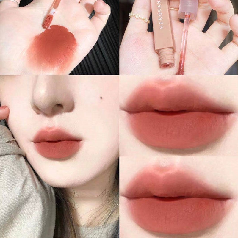 [Hàng mới về] Son kem lì HERORANGE mịn như nhung chống thấm nước lâu trôi có 6 màu tùy chọn | BigBuy360 - bigbuy360.vn