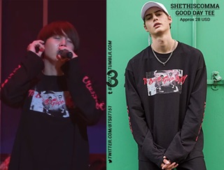[BTS] Jimin & Suga SHE THIS COMMA LongShirt